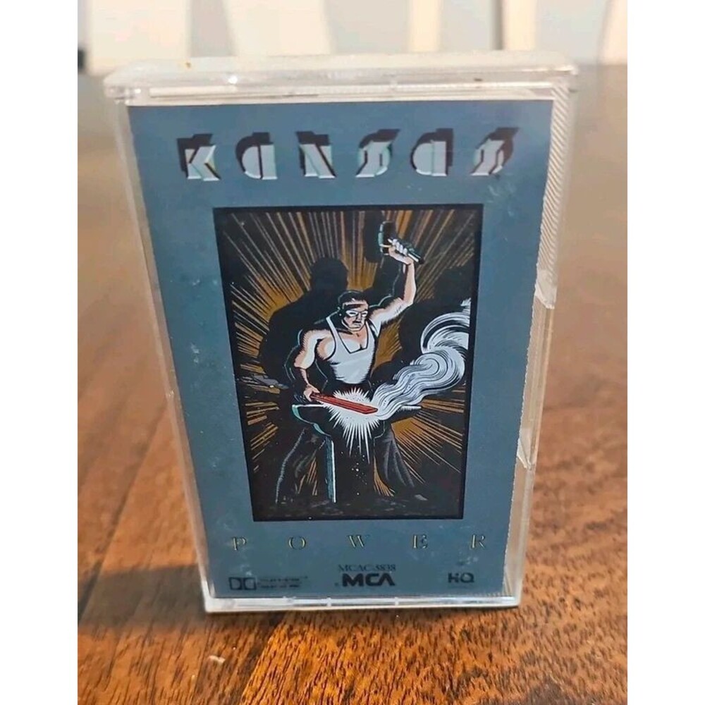 Kansas Power Cassette Tape 1986 MCA Records Classic Rock Vintage Audio